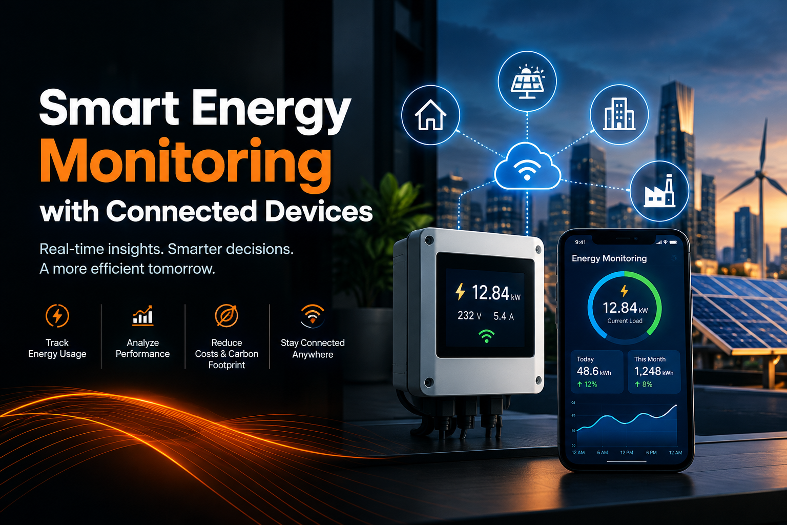 Smart Energy Monitoring with Connected Devices